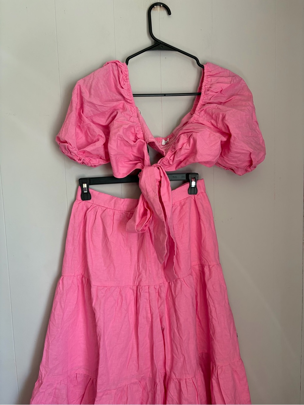 Petal and pup Pink Tiered Maxi Skirt & top - Women's Summer outfit - Picture 2 of 8